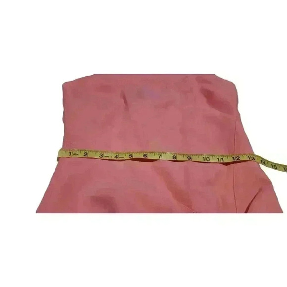 Cinq a Sept Dress Halter Mini Myla Pink Salmon Coral Gathered Front Size 6 NWOT - Picture 10 of 15